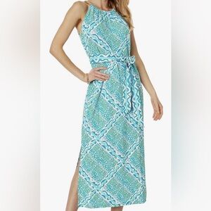 WORN ONCE!! Lilly Pulitzer Bingham Halter Midi Dress